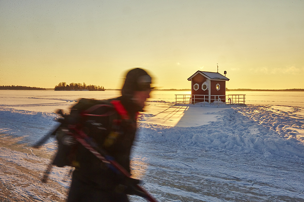 Skridskoåkning, Mälaren, Västerås