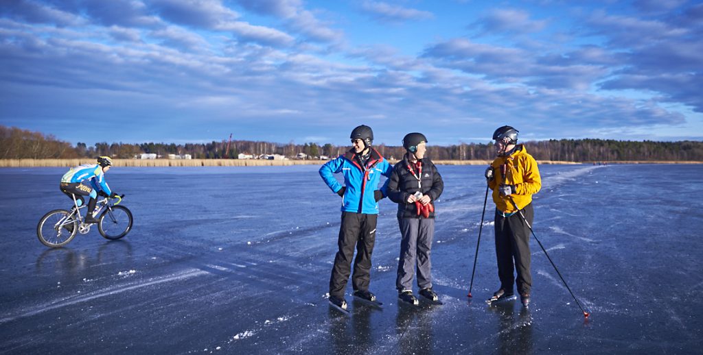 Mälaren, vinter, Västerås