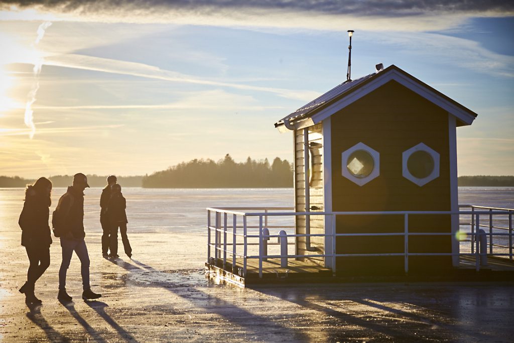 Hotell Utter Inn, Västerås, vinter, is